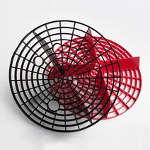 케미칼멘토 세차버킷용 핑거 그릿가드 [레드 블랙 블루] 중/대, 핑거 그릿가드-대(大) 레드