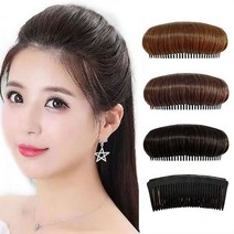 헤어스타일링 풍성한 속가발 볼륨 헤어뽕 빗꽂이 핀 뒷통수 속 가발 핀 헤어 뽕패드 풍성한 앞 뽕핀 부분x733ln
