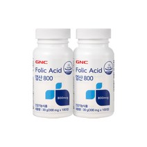 GNC 엽산 800 (300mg 100정 100일분) x 2입