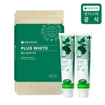 [어스패키지] 덴티스테 플러스화이트 치약 200g 2개, 없음, 상세설명 참조