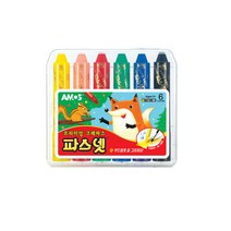 아모스 프리미엄크레파스 파스넷 6색
