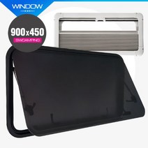 SW 캠핑카 창문 900x450 (PVC 내부프레임) 캠핑카 카라반 모터홈 RV 차박용 자작 DIY, 1개