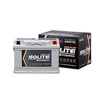 재규어 XJ NBW 쏠라이트 자동차 배터리 AGM70L, 단품