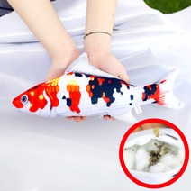 고양이 캣닢 쿠션 물고기 인형 장난감 용품 30cm 비단잉어, 단품