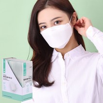 엠크린 황사마스크 대형 KF94 화이트, 50매, 1박스