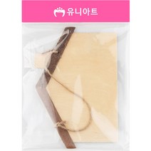 유니아트 2500 집모양나무걸이 문패 만들기재료, 단품