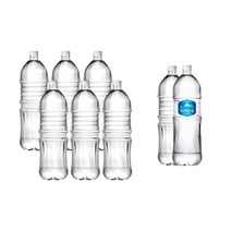 아워홈 지리산수 2L 무라벨 라벨 블루 6병