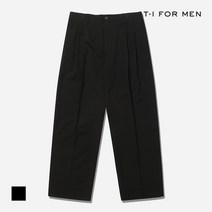 [T.I FORMEN] TUNED ON 투턱 와이드 하프밴딩 팬츠_M226MPT901M