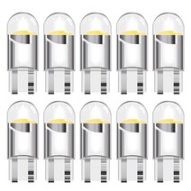 자동차 웨지 주차등 턴 사이드 전구 기아 리오 K2 5 스포티지 씨드 쏘렌토 세라토 소울 뷰익 용 T10 W5W 개, 01 WHITE