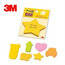 3M/슈퍼스티키SN/모양포스트잇 포스트잇, 꽃, 1개