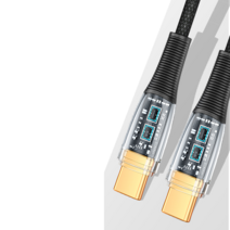 고속 100W 스마트 폰 충전 케이블 PC 방 모텔 강력, 블루 / 타입C / 100W / 2m