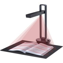 CZUR Aura Pro 휴대용 북 스캐너 A3 문서 자동 평판 및 지문 제거 기술 다국어 OCR 90° 접이식 Mac Windows용.