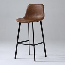 커피숍의자 홈바 편한식탁의자 편한의자 업소용 미용실 예쁜카페의자 인테리어 소파 의자 로프트 가죽 다이, 01 leg 70 CM style 1