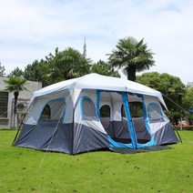 온가족캠핑 투룸 대형 텐트 12인용 야영 감성 사계절, 상세페이지 참조