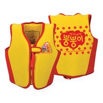 티모 뿡뿡이 네오플랜 키즈 옐로우 구명조끼 부력보조복 20kg