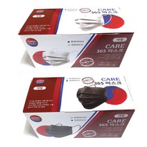 다산헬스팜 CARE 365마스크 대형 블랙 50매입, 5개
