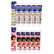 2080 키즈 치약 75g 10개/2단계 3단계 유아 어린이 초등학생 불소 저불소, 3단계 소다5 베리5