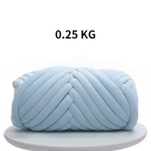 벨벳 자이언트얀 가방 실 500g 1kg 1KG 1000g Super Chunky Yarn Thick Bulky Giant Threads Roving Spinni, 17 Blue 0.25KG