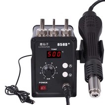 전기 인두기 납흡입기 공업용 전기인두 납땜기, 858D+(500 디지털 디스플레이)+실용도구