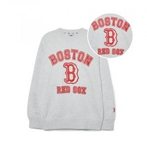 MLB 바시티 오버핏 맨투맨 BOS L.Melange Grey 3AMTV0131-43MGL