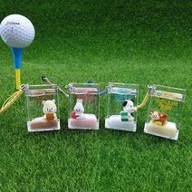 골프 티걸이 귀여운 우유 하트 고양이 워터볼 티꽂이 골프용품 골프악세사리 캐디용품 선물, 순수우유 티걸이
