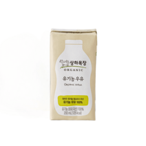 유기농 멸균 우유 백색 상하목장 200ml 24팩, 상하목장 유기농 멸균 우유 백색 200ml 24팩