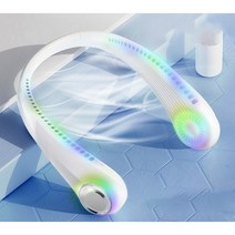 저소음 캠핑 아이스넥밴드 선풍기 무소음 풍기 선풍기 목 런닝맨 선풍기 무선 목 풍기 넥 휴대용 여행용넥 선풍기 usb 충전, 초록