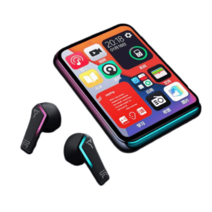 mp4 mp3 전자책 엠피쓰리 블루투스 워크맨 OTG USB 다운로드 C타입, 68GB, 기본+충전기, 2in블랙