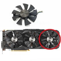범용호환 85mm 4 핀 GA91S2H GTX 980TI 쿨러 Zotac GeForce AMP 6 GB GTX980Ti ARCTICSTORM TITAN X 12, 03 1pcs