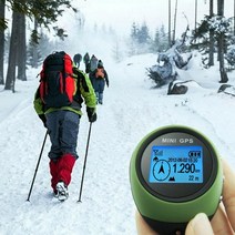 산악용GPS 등산용 휴대용네비게이션 여행용 USB 충전식 미니 GPS 네비게이션 로케이터 야외 하이킹 전자, 한개옵션0, 1개