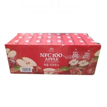 스페인 주프리미엄 NFC100 프리미엄 착즙 사과주스 종이팩 200ml x 24개입 애플
