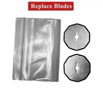 전동 가위 천 커팅 머신 무선 리튬 충전 가죽 재봉 재단사 칼 휴대용 전단 강철 블레이드 수공구 커팅머신 커팅기, Replace Blades