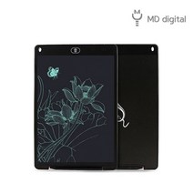 엠디디지탈 부기 LCD노트 전자보드 MD ENOTE 12인치 전자칠판, 부기보드 LCD노트, 블랙