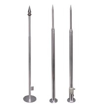 3m 4m 피뢰침 접지 와이어 옥상 설치 농업용 브래킷, 3m 피뢰침 - 32~16mm