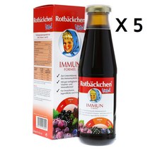 ROTBCKCHEN 로트벡쉔 바이탈 이뮨 면역 비타민 미네랄 450ml x 5