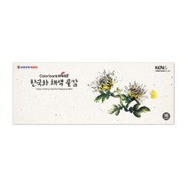 종이나라 한국화 채색 물감 16색 7.5ml 미술 준비물