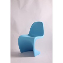 베르너 팬톤체어 1인용 독서의자 인테리어 가구 패션의자, 50X57.5X85CM, 파란색