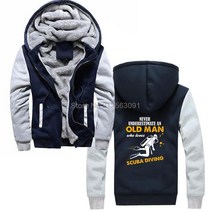 스쿠버다이빙후드 캐릭터 다이빙모자 스쿠버 다이빙 후드티 스포츠웨어 두꺼운 플리스 자켓 스웨트 셔츠, 03 Navy_02 M