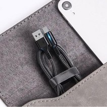 C타입 핸드폰충전케이블 줄꼬임방지 2m C타입USB 삼성c타입케이블 USBC타입 충전선, 퍼플