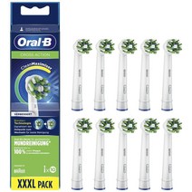 오랄비 크로스액션 전동칫솔 리필모, EB50, 10개