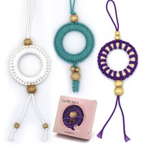 [라온매듭키트] 디자인 마크라메 매듭만들기 DIY, 03 퍼플