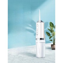 구강세정기 무선 치아 물칫솔 세정기 물치실 휴대용 치간, 충전식핑크노즐4개+구강청결제2병한정