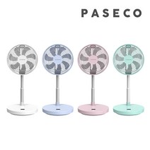 파세코BLDC 무선 접이식 선풍기 파큘레이터 서큘레이터 써큘레이터 PDF-MSFB1090M, 베이비블루