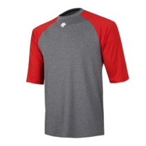 데상트 DESCENTE SM221ZTL41 RED0 베이스볼 7부 언더셔츠