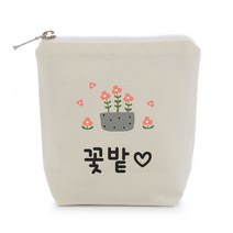 세맘스 주문제작 약파우치, 아이보리꽃밭 약