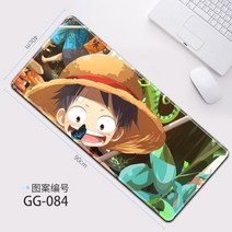 전산용키보드 애니메이션 해적왕 극 큰마우스패드 옆 고정 맟춤제작 주문제작 깔다 PC 테이블패드 큰사이즈 1765875584, GG-084(90*40cm)
