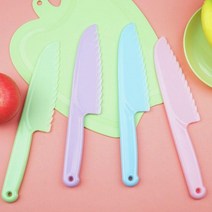안전인증 유아안전칼 어린이안전칼 아동안전칼 아동칼 아동요리칼 빵칼 플라스틱칼 아동용안전칼 어린이칼, 보라-대