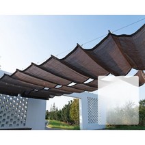 그물 캐노피 테라스 농막 정원 그늘 천막 그물막, 메쉬