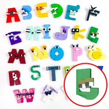 크앤비 로블록스 알파벳로어 블럭 퍼즐 키트 26종, 알파벳L블록