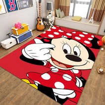 아기 체육관 신생아 유아 놀이 놀이방 매트 베이비 장난감 Disney Minnie Mickey Baby Play Mat Crawling Children Room Decor Rug, [08] 2